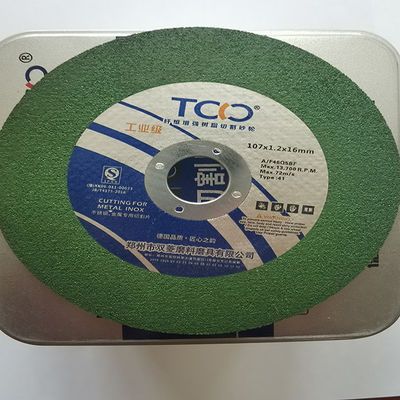 Tarcza ścierna 72m/S do cięcia bocznego ze stali nierdzewnej Inox 107x1,2x16mm